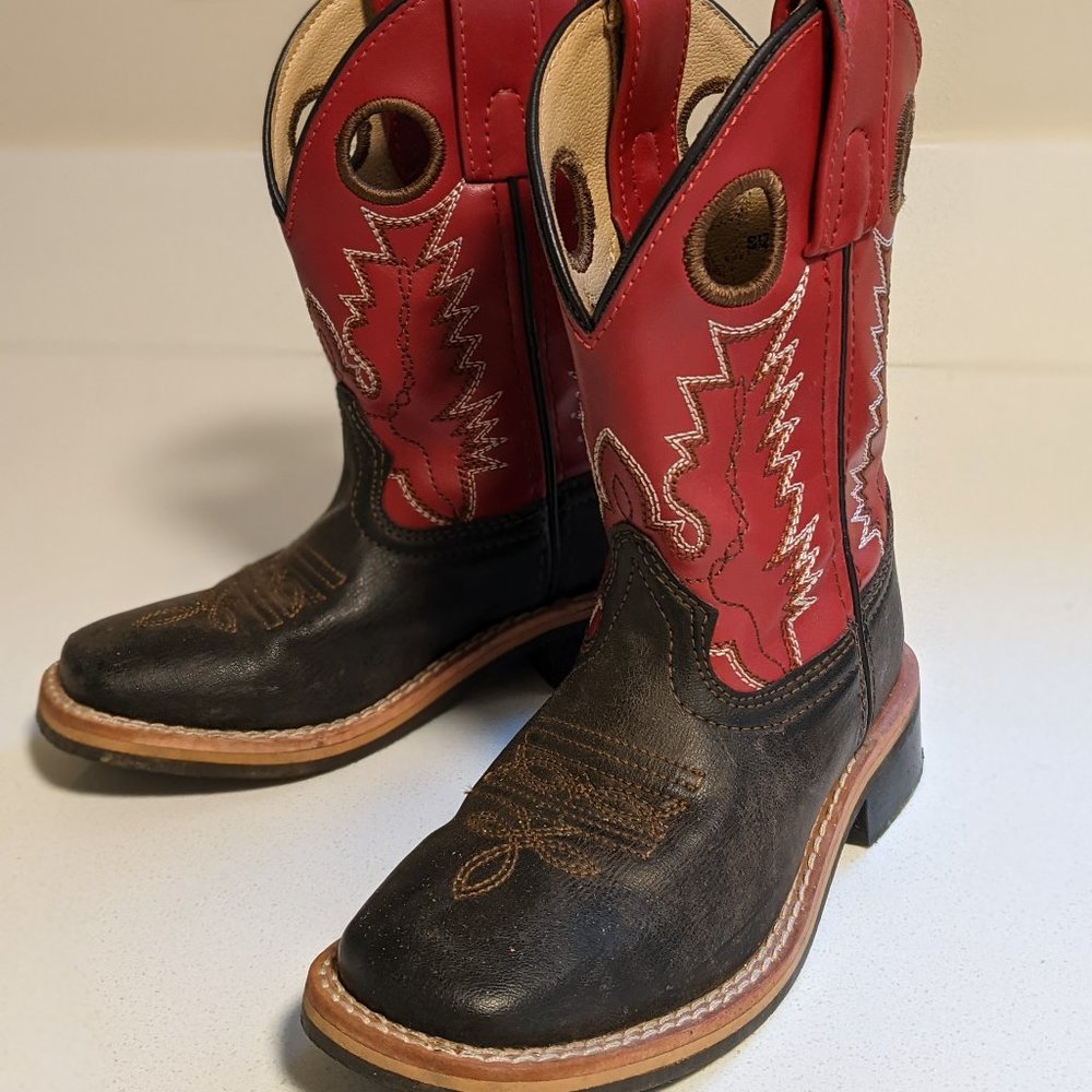 Kids/toddler size 10.5 Smoky Mountain cowboy boots